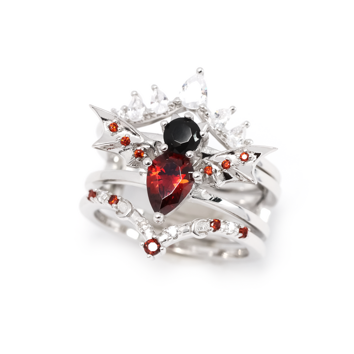 Saira's Familiar Bat Ring Stack