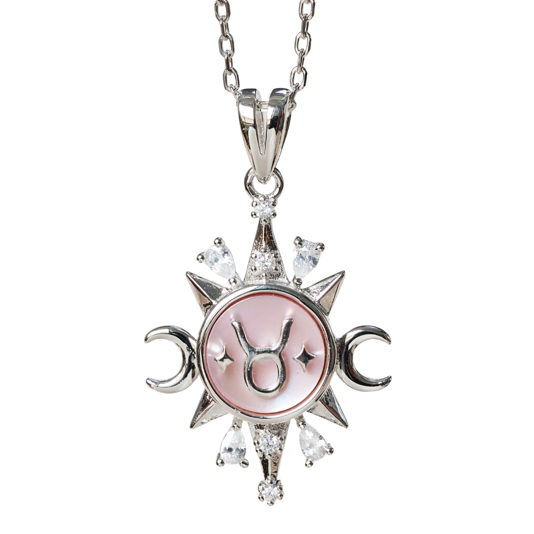 Celestial Horoscope Pendant - Taurus - Necklaces - 1