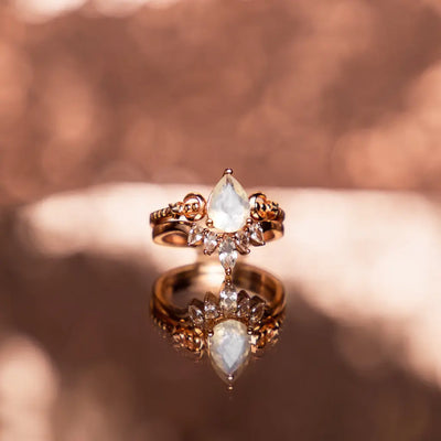 Chloe Ring Set (ROSE GOLD) - Rings - 3