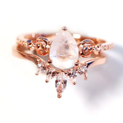 Chloe Ring Set (ROSE GOLD) - Rings - 2