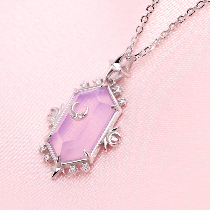 Asteria Lavender Quartz Pendant