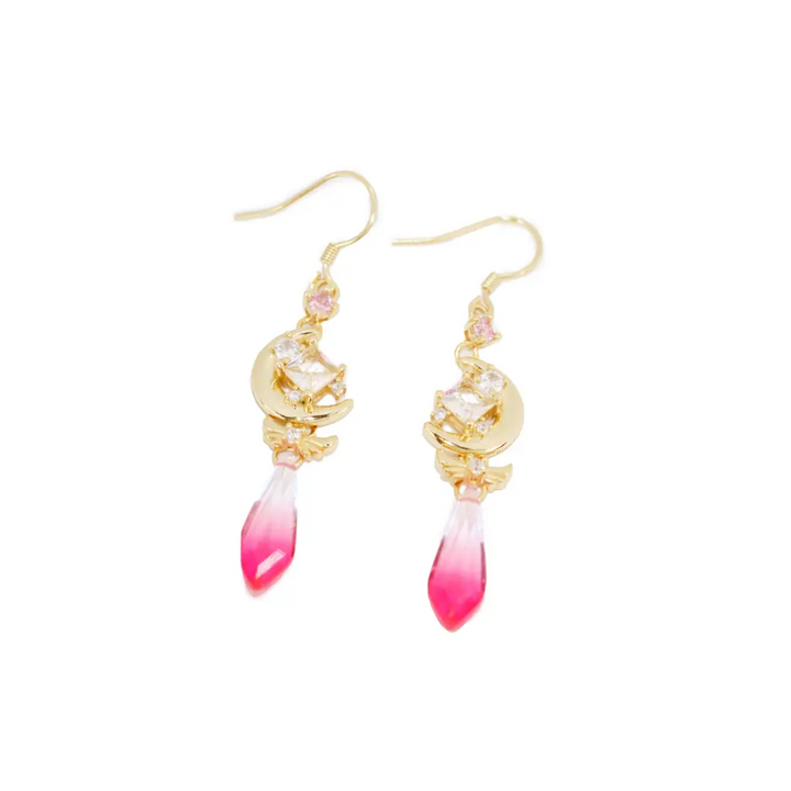 Leia Crystal Drop Earrings - Earrings - 2