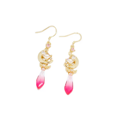 Leia Crystal Drop Earrings - Earrings - 2