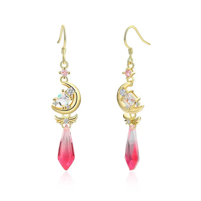 Leia Crystal Drop Earrings - Earrings - 1