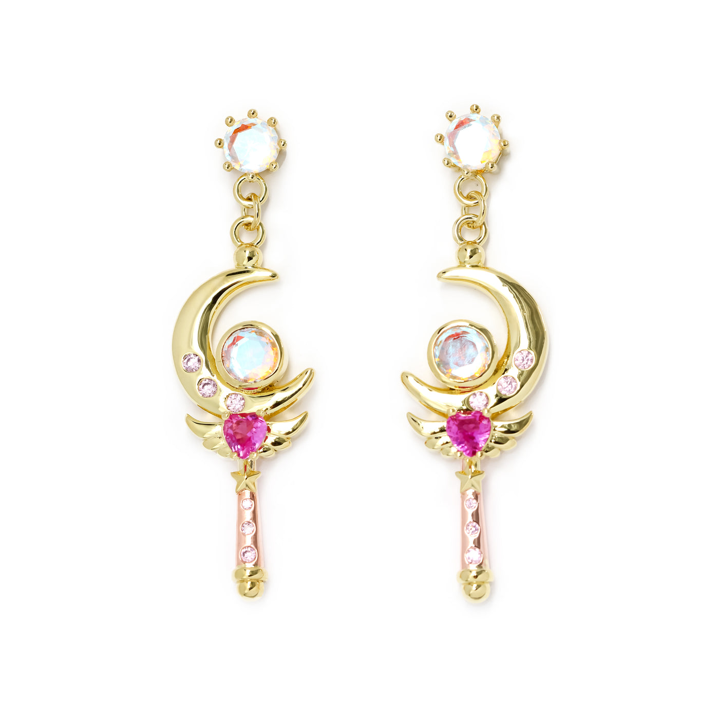 Moon Crystal Earrings