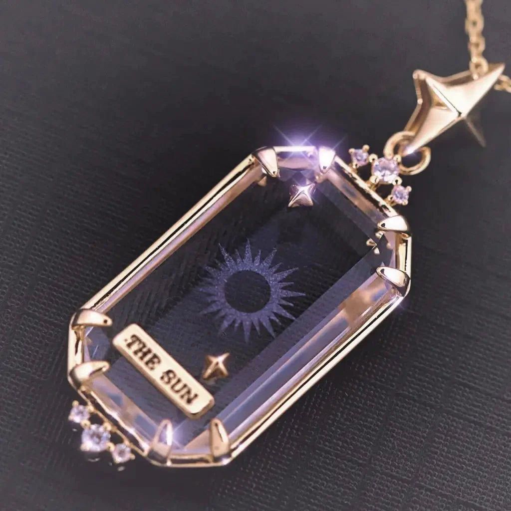 The Sun Tarot Pendant - Necklaces - 1