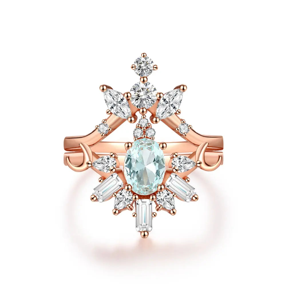 Victoria Ring Set - Mint - Rings - 1